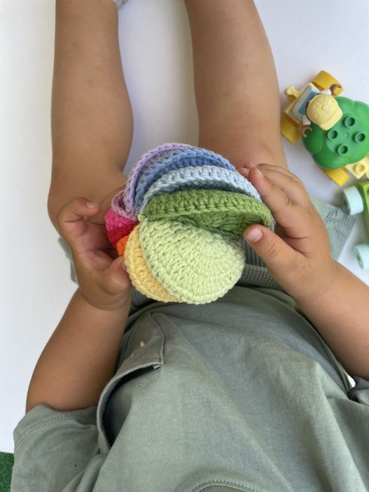 Монтесори плетена тиха играчка