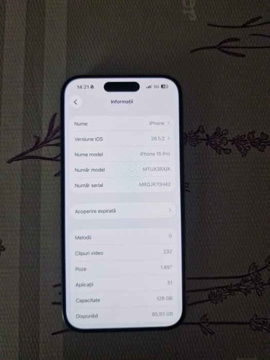 Iphone 15 pro impecabil