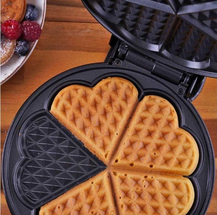 Гофретник Voltz,1200W, 5 гнезда, Инокс