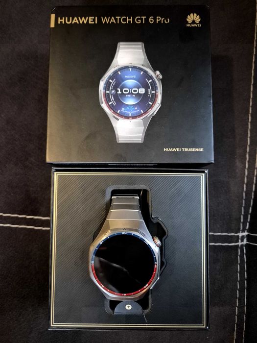 Smartwatch Huawei Watch GT 6 Pro, 46MM, Titanium Alloy Case, Titanium Strap