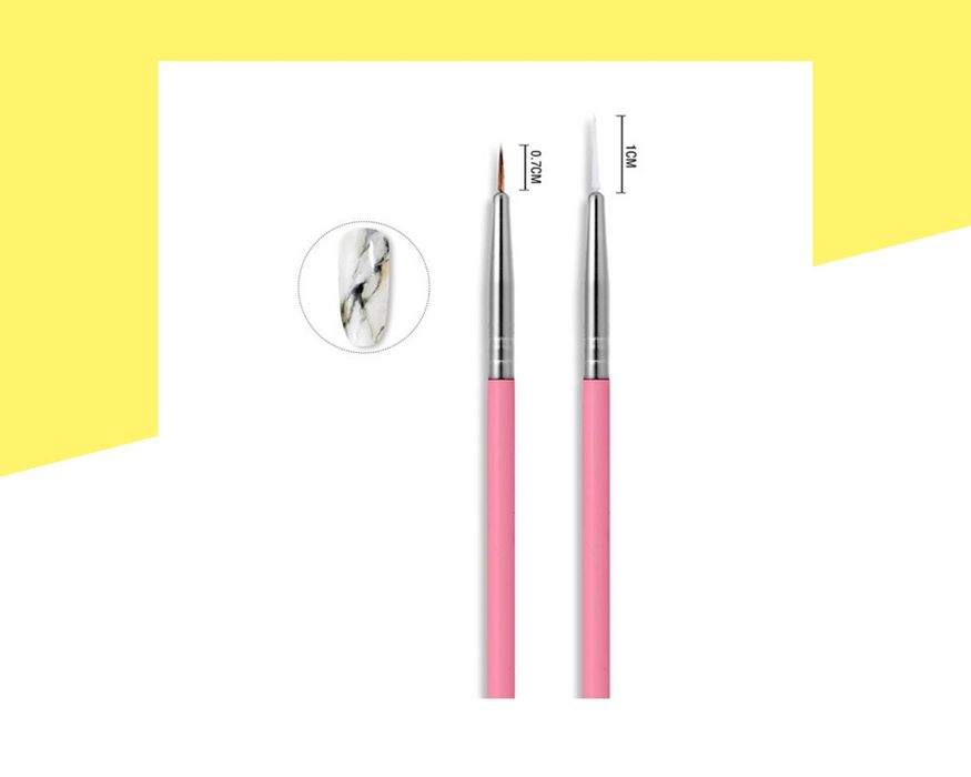 Kомплект 15 четки за маникюр, декорации