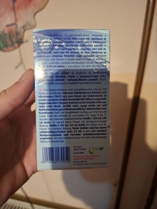 Cupa menstruala noua sigilata marime mica