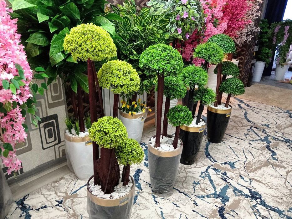 Суний гуллар ва дарахтлар Искусственные цветы и деревья