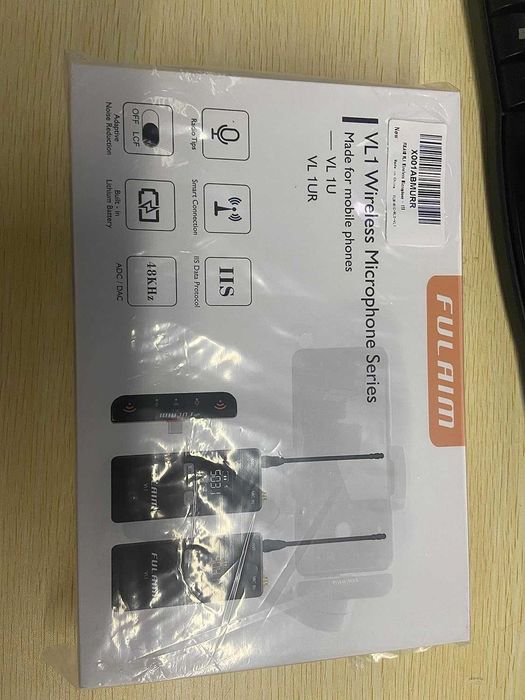 Sistem microfoane lavaliera FULAIM VL1,android,pc,laptop,negru,sigilat