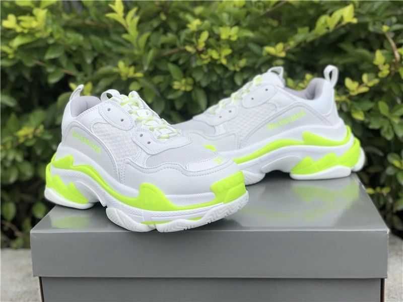 Balenciaga Triple S - Brown/Lime/Grey