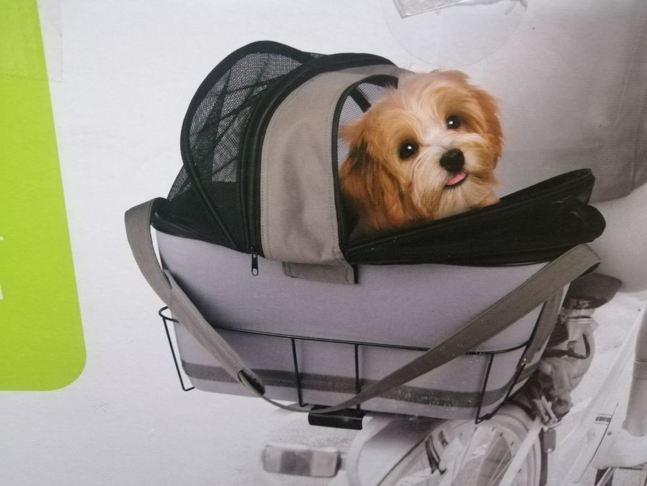 Cos căței bicicleta zoofari/geanta transport / patut catei