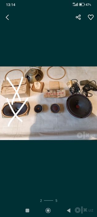 Динамики..Пасики на магнитофон.