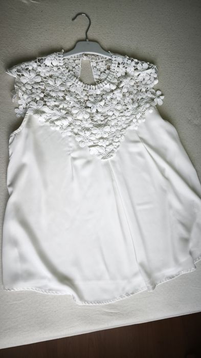 Bluza alba eleganta