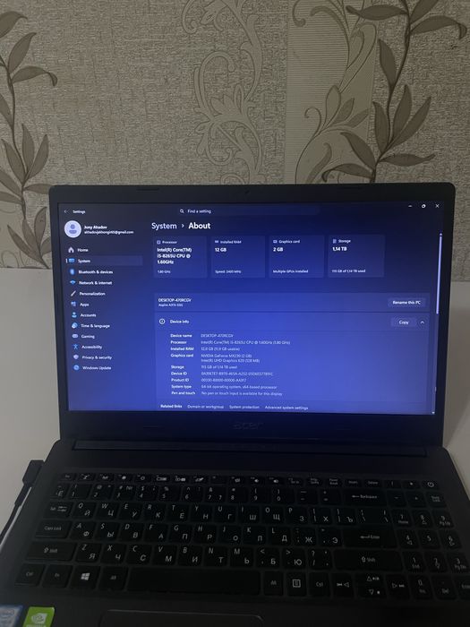 Acer Aspire 3, A315-55G