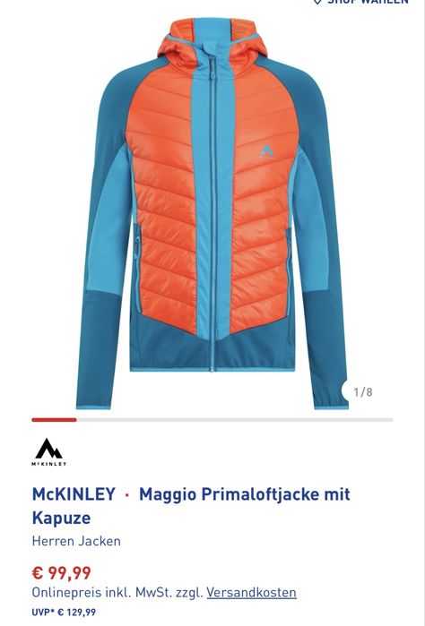 Мъжко яке Mc KINLEY PRIMALOFT . Размер 3XL/58