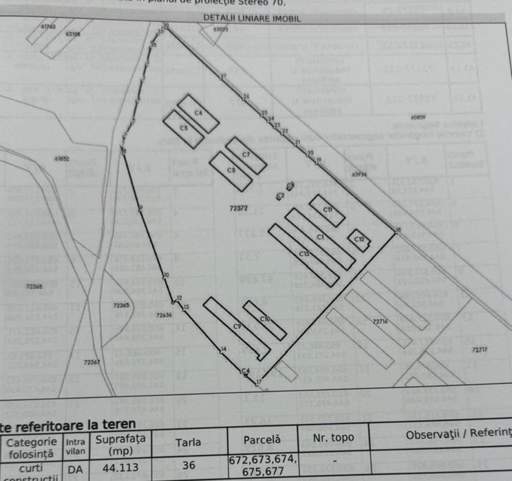 Vand teren intravilan 44113 mp la E85 - langa Bacau