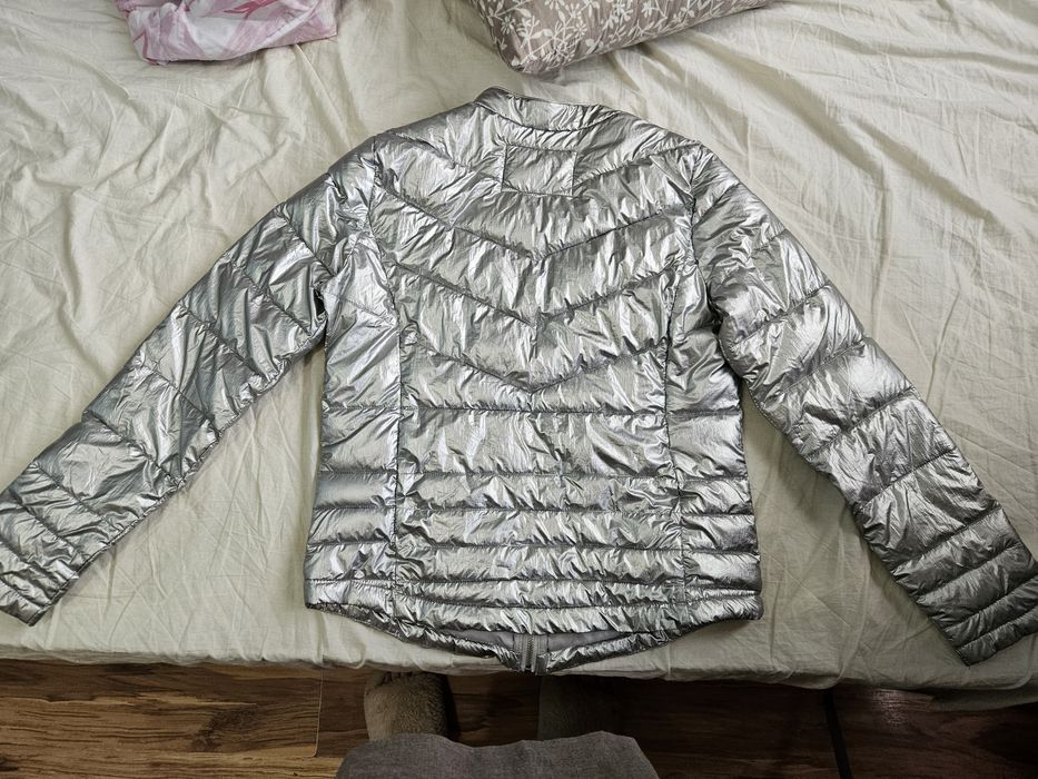Дамско сребристо яке Cropp
