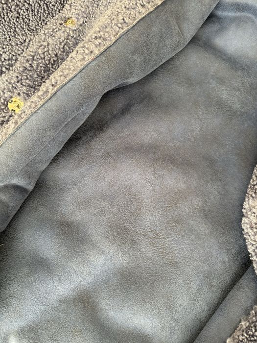 Шуба из эко меха тедди