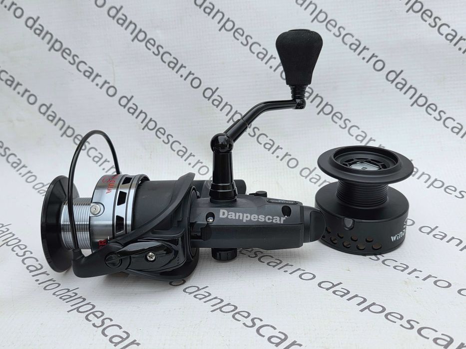 SET 4 Mulinete Windblade TB12 70FR 8 rulmenti cu BAITRUNNER 0,32-400m