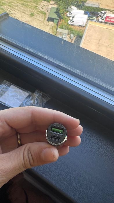 Adaptor cu mufă USB și USB c cu încărcare rapidă pentru bricheta