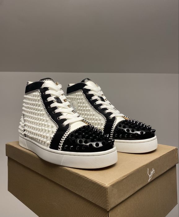 Christian Louboutin High Black White