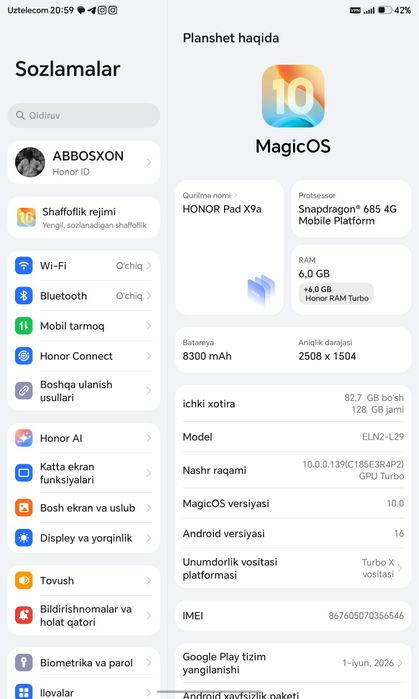 Honor x9a oooooooo