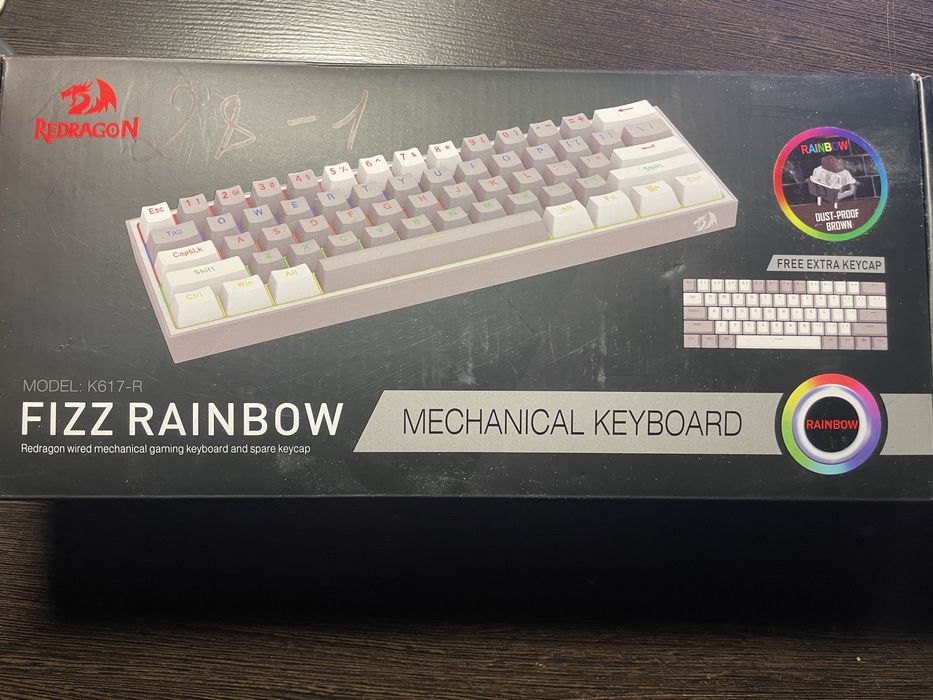 клавиатура redragon fizz raindow