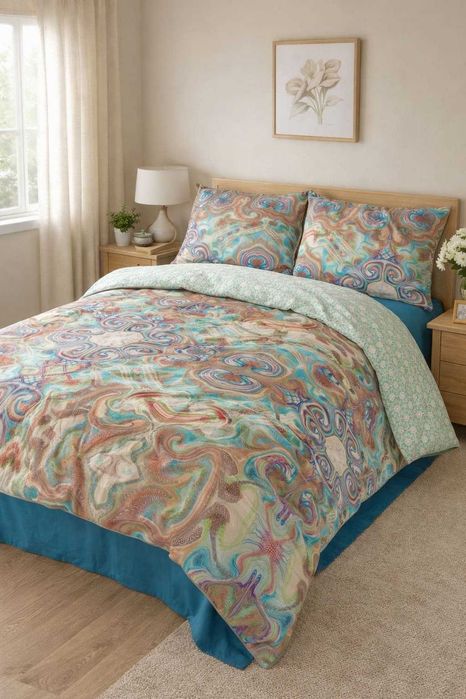 Прекрасни спални комплекти 100%ПАМУК(ПАМУЧЕН САТЕН)