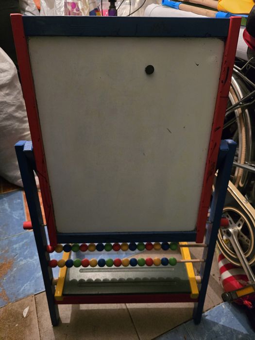 Tabla magnetica din lemn, copii