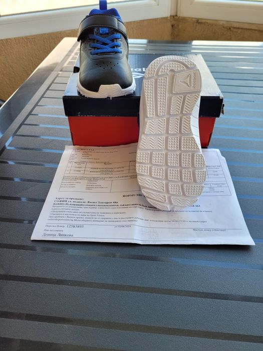 Бебешки обувки - маратонки. нови 21 номер reebok