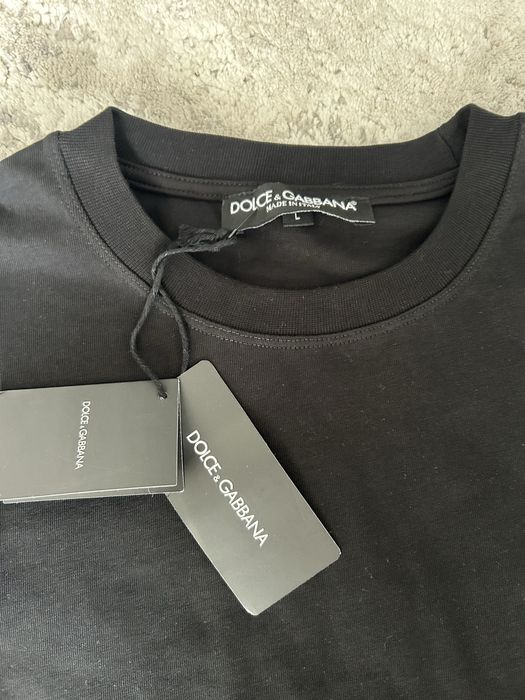 Tricou barbat negru Dolce&Gabbana