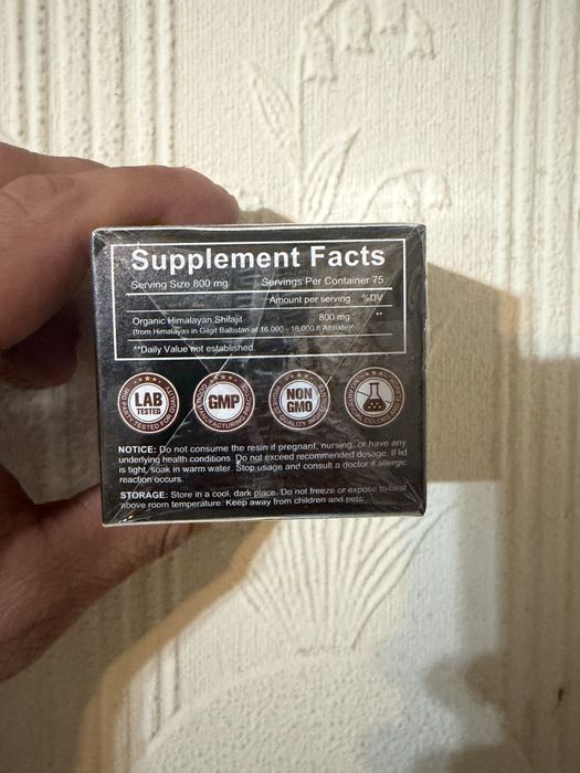 Shilajit 100% natuarat certificat si testat