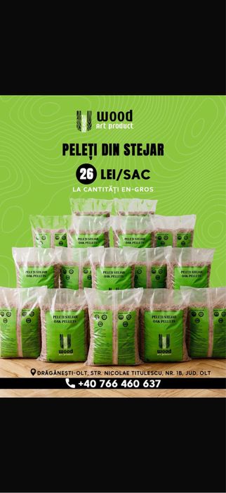Vand peleti stejar