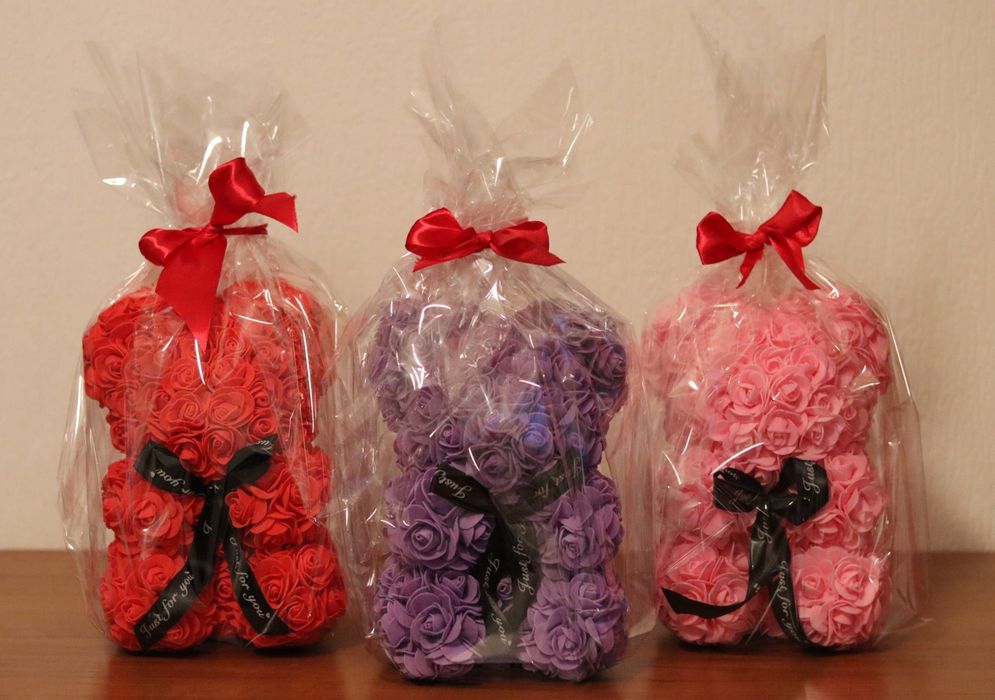 Мече от вечни рози за свети Валентин