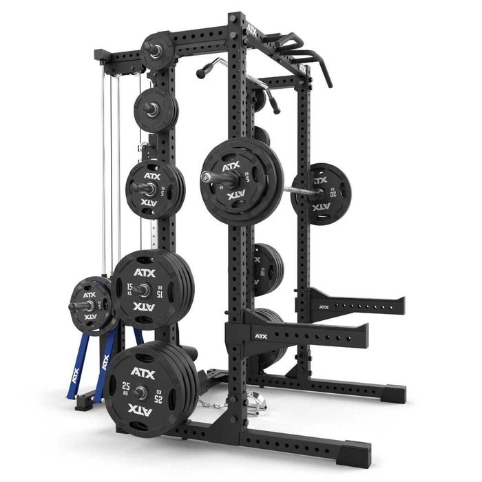 Комбинирана Стойка за Фитнес / Скрипец Поставка за Дискове / Half Rack