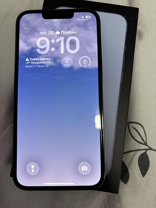 iPhone 13 Pro КАТО НОВ , 128GB, Sierra Blue, 84%