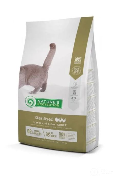Сухой корм Nature’s Protection Sterilised 2 kg