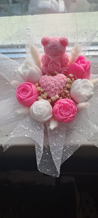 Цветя от сапунена основа