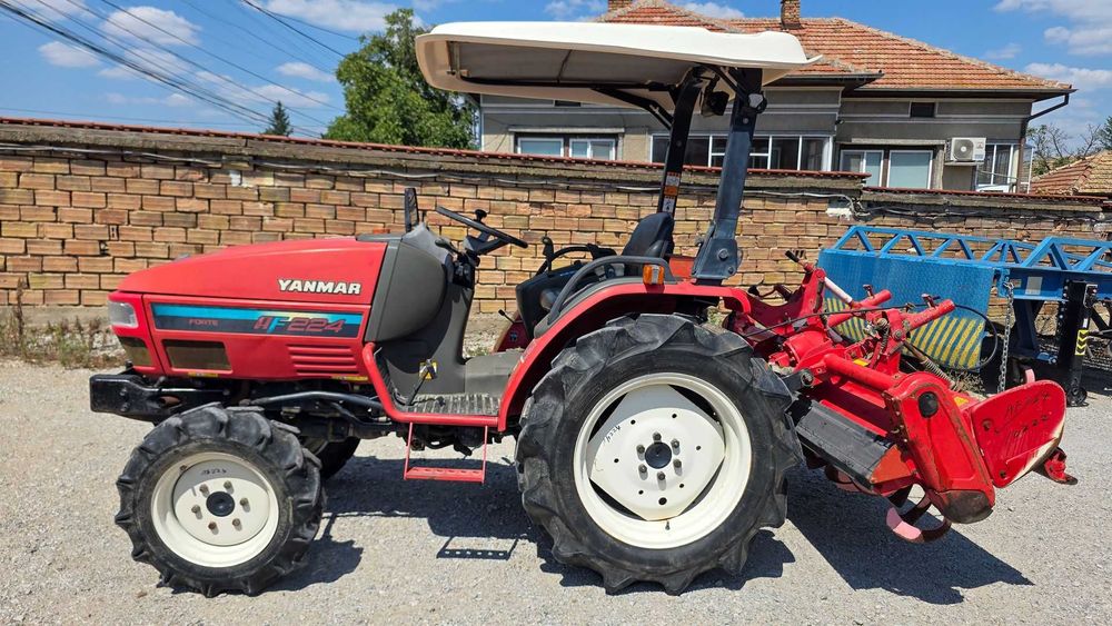 Японски трактор Yanmar AF224 с фреза, 4х4, 24 кс, АграБГ Джолев