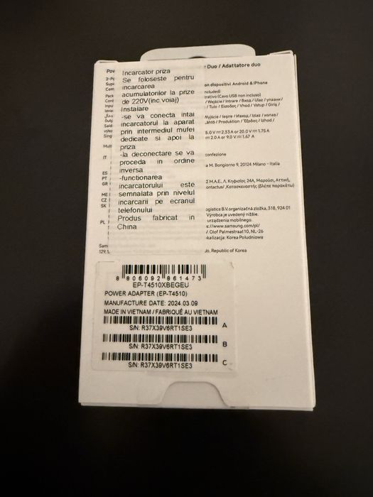 Adaptor 45W Samsung
