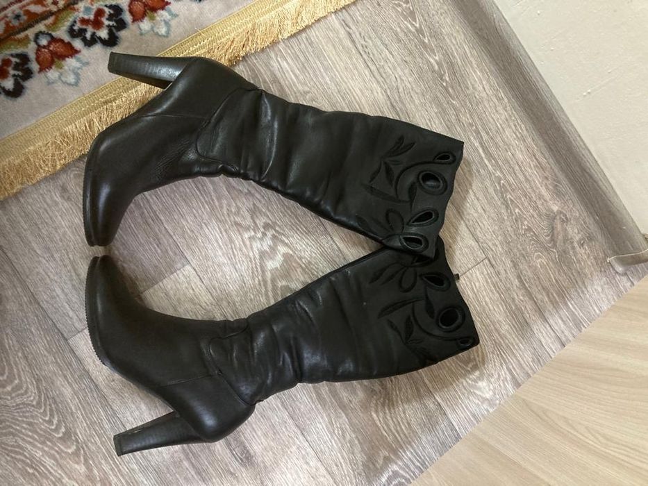 Продам сапоги чистая кожа