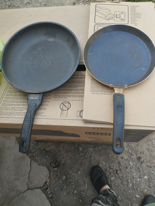 3 сковородки.б.у.