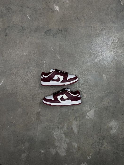 Кроссовки Nike sb dunk low  wine red/white