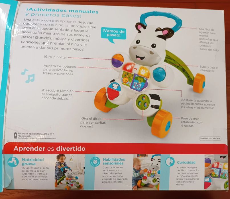 Музикална проходилка Зебра - Fisher Price