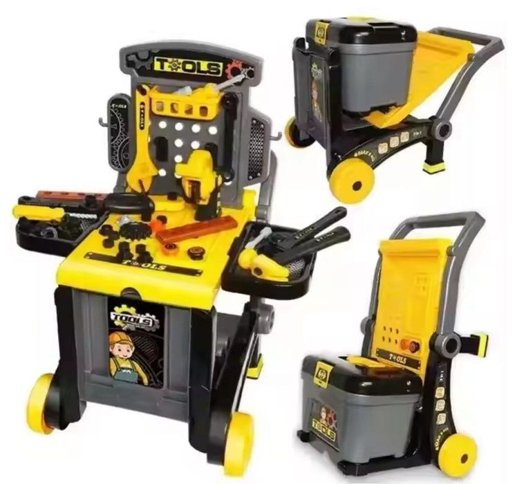 Набор инструментов детский 3в1, 64 предмета.