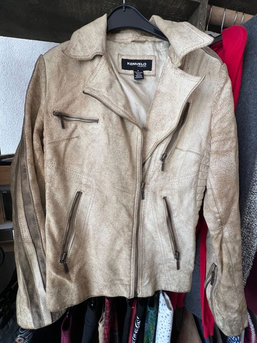 Geaca Kenvelo din piele, mărimea M