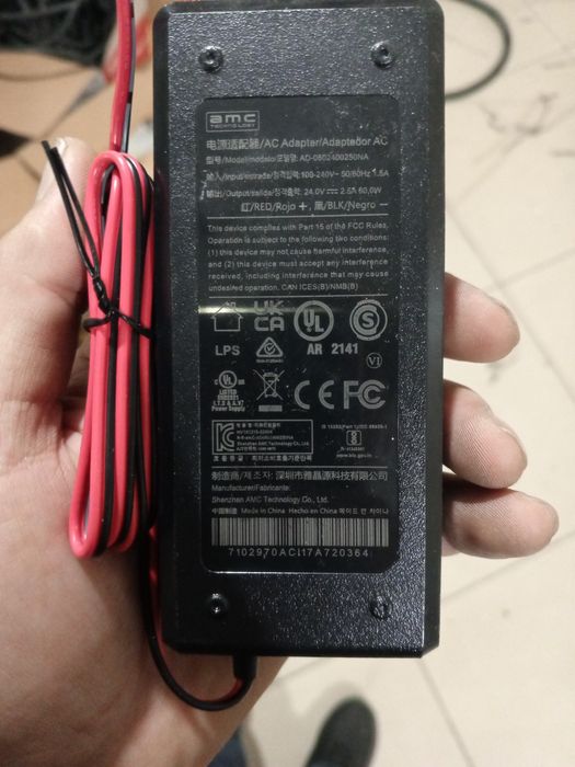 Блок питания, 220В 24В 2.5А