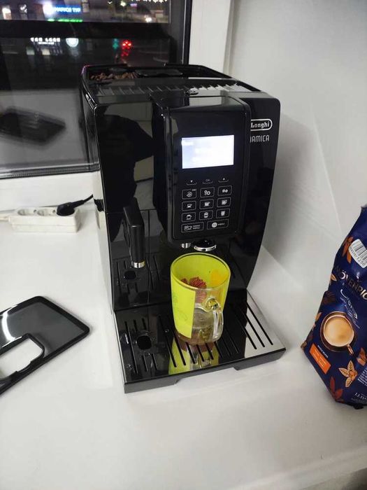 Kофемашина DeLonghi ECAM353.75.B Dinamica Наслаждайся Вкусом Кофе!!
