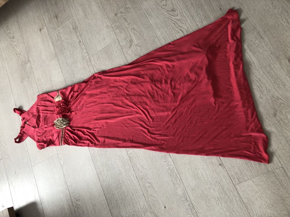 Вечерна/бална рокля цвят розово/сьомга, размер 36