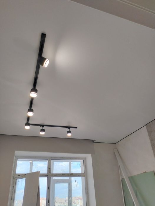 Натяжные потолки по 1500м²