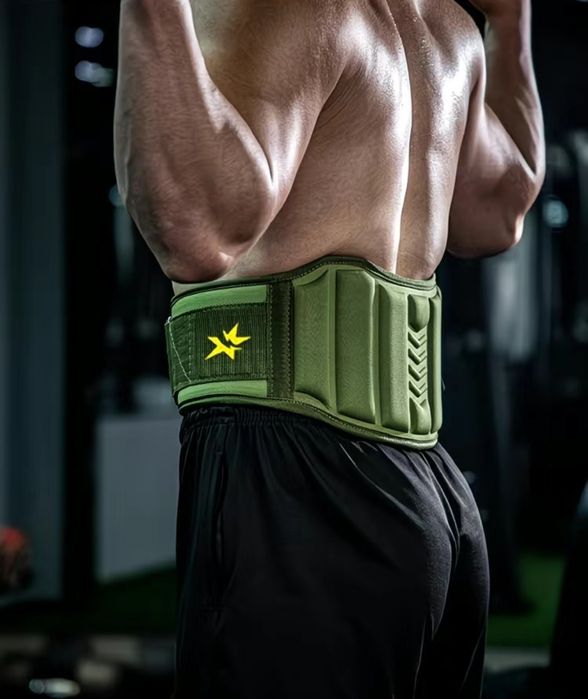 Тяжелоатлетический спортивный пояс ремень для зала спортзала