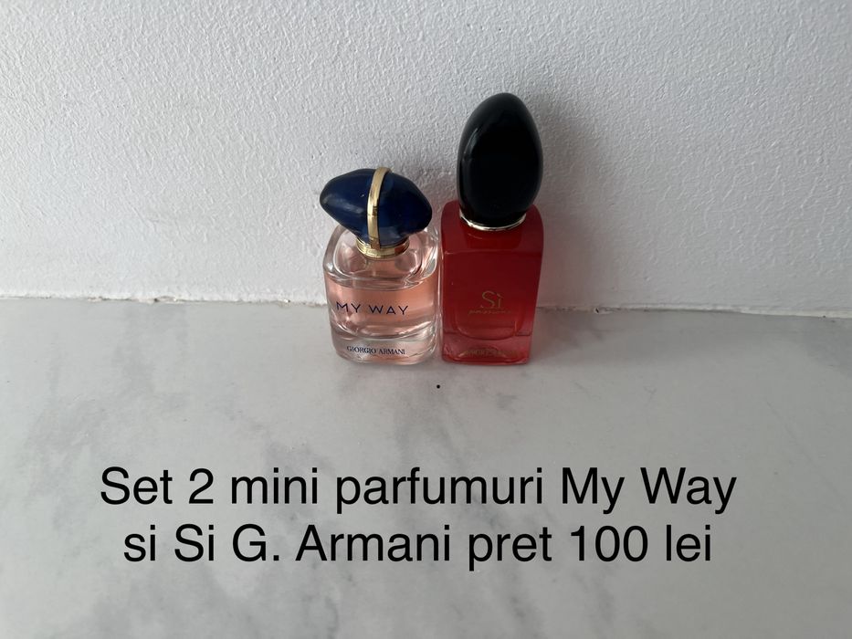 Seturi formate  din 2  mini parfumele in miniatura