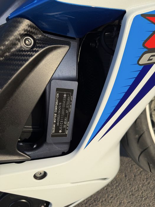 Suzuki GSXR 600 12.2011 Germania Stock stare TOP 27 k km