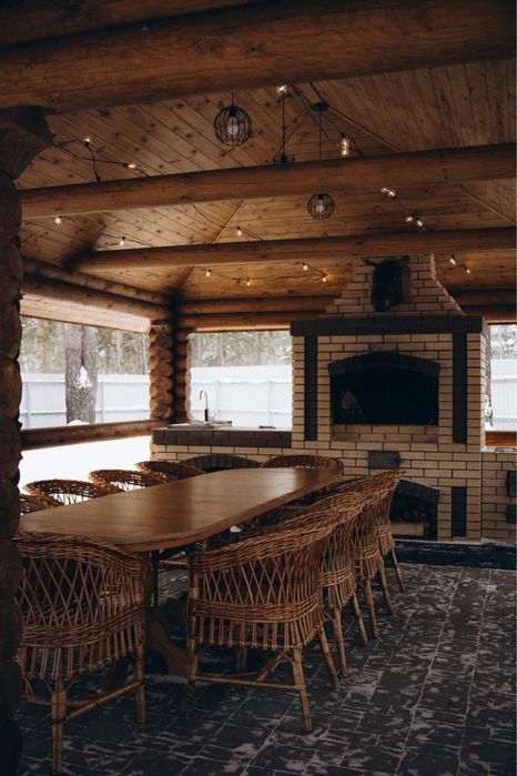 Дом в лесу с приватной территорией