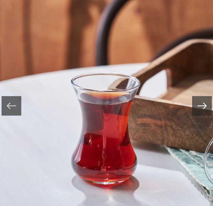 Karaca, нови чаши за турски чай, 6 броя